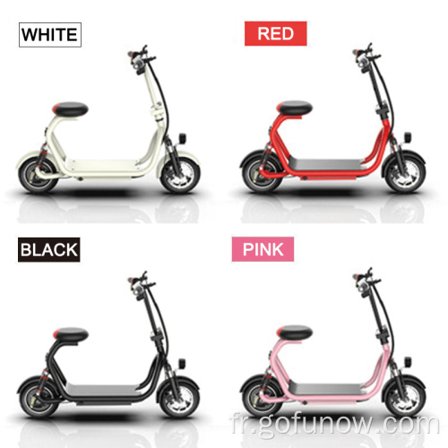 Scooter électrique fort multicolore de haute qualité pour le plaisir